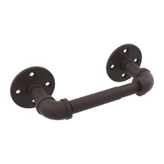 Allied Brass PG-24D-ORB Pacific Grove Collection Two Post Toilet Paper Holder with Dotted Accents Oil Rubbed Bronze