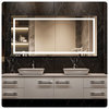 Eviva LED Bathroom Mirror with Lights and Anti Fog for Shower