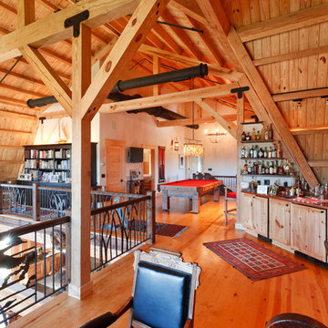 Gambrel Roofed Waterfront Farmhouse