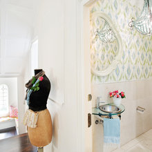 wallpaper powder room
