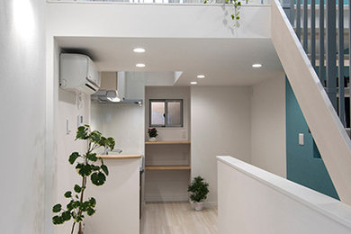 This is an example of a modern home in Tokyo.