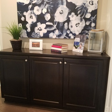 Custom Dark Brown Kitchen Cabinets 0630