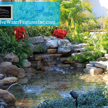 Small pool waterfall