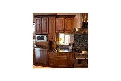 Mountain style kitchen photo in Other