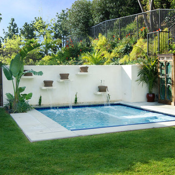 Mediterranean Hollywood Hills Home, Exterior Remodel