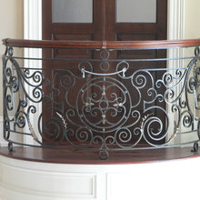 wrought iron rails
