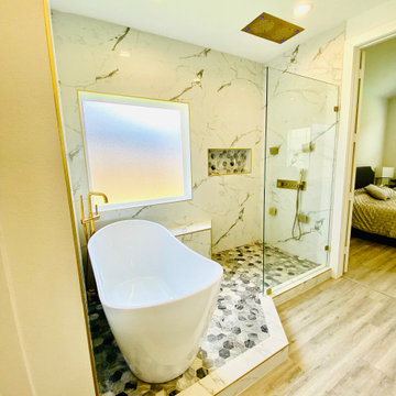 Master bathroom in Fosters Ridge in Conroe