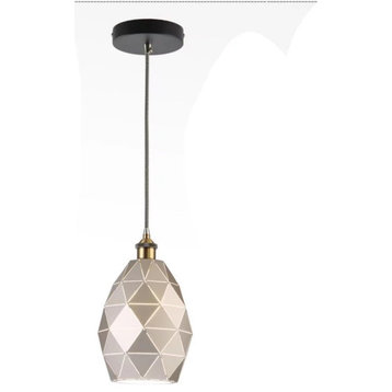 MIRODEMI® Utelle | American Vintage Crystal Pendant Lamp for Dining Room, Gray, A
