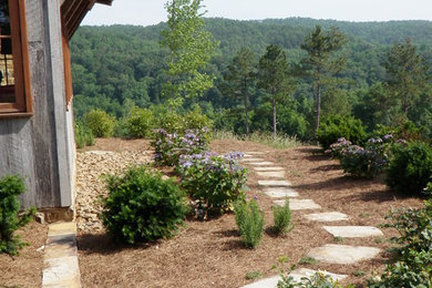 Design ideas for a country garden in Little Rock.