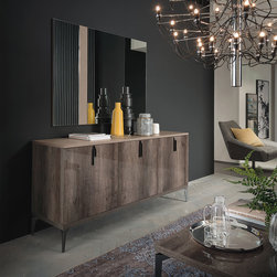 Modern 3-Door Buffet Matera by ALF | Made in Italy - Buffets And Sideboards
