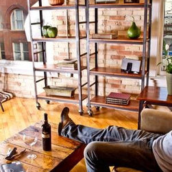 Globe Lumber Cart Coffee Table - Coffee Tables