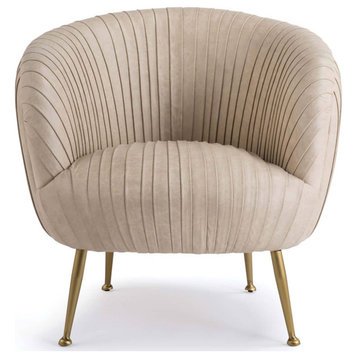 Beretta Leather Chair, Cappuccino