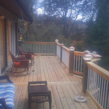 2 Tier Wood Deck