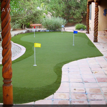 Golf and Putting Greens with Artificial Grass
