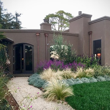 Napa Valley vineyard overlook home and garden