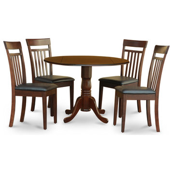 5 Pc Kitchen Table Set -Small Table-Plus 4 Kitchen Chairs