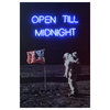 Space Man Neon Wall Art | Andrew Martin Moon Landing, 39" X 59"
