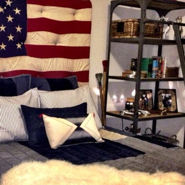 Vintage Sports/Americana Uptown High Rise Hideaway - Boy Bedroom