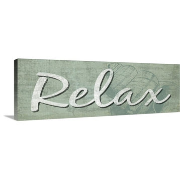Relax Wrapped Canvas Art Print, 36"x12"x1.5"