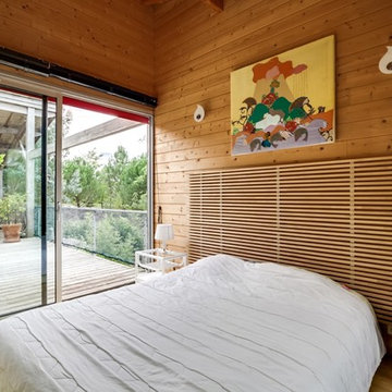 Maison d'architecture ossature bois