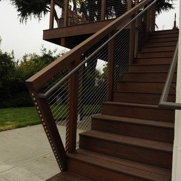 Oakland Hills Ipe Deck Stair