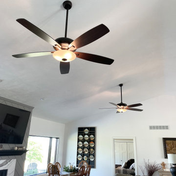 New Home Farmhouse Kitchen in Rural Illinois