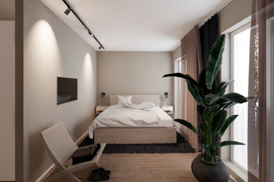 Inspiration for a bedroom in Aarhus.