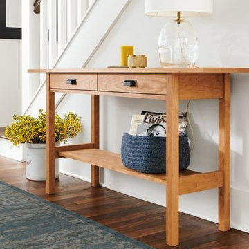 Kerns Console Table in Solid Cherry