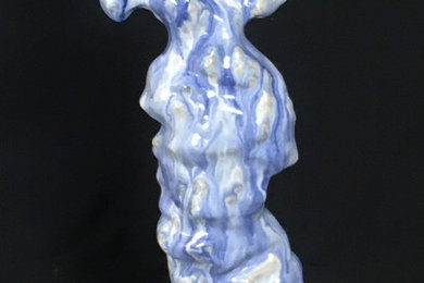 Blue Figurine, Clay