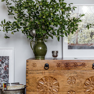 Design ideas for a mediterranean living room in Other.
