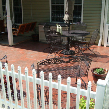 Brick Red Skin with Dark Grey Release Patio