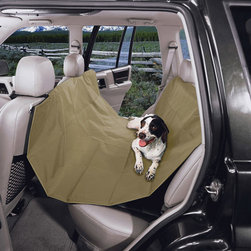 Pet Rear Seat Protector - Tan - Pet Supplies