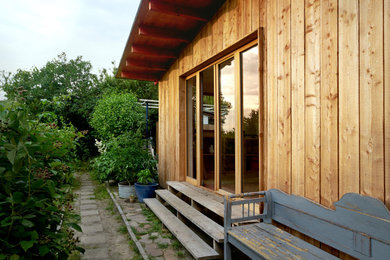 ライプツィヒにあるお手頃価格の小さな北欧スタイルのおしゃれな物置小屋・庭小屋の写真