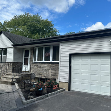 Huntington Station Siding - Platinum Gray & Sterling | Alpha Windows & Siding