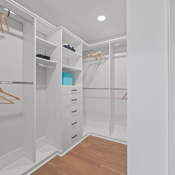 Spacious Walk-In Closet with Custom Storage