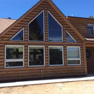 Howard, Colorado Round Log Home