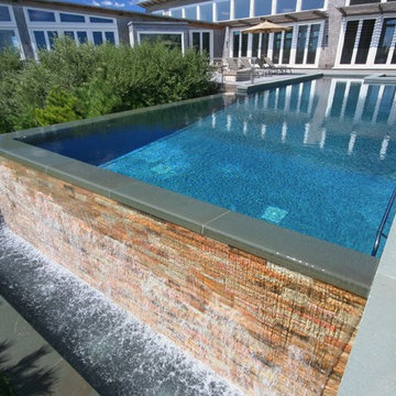 Infinity Edge, Negative Edge, Vanishing Edge and Rimless Pools
