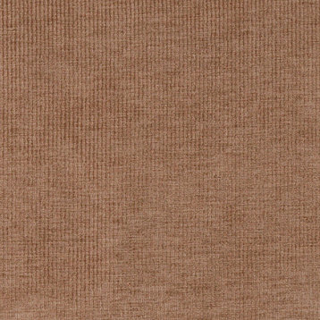 Brown Thin Striped Woven Velvet Upholstery Fabric By The Yard