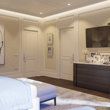 Traditional style Bedroom Suite in a Private Residence