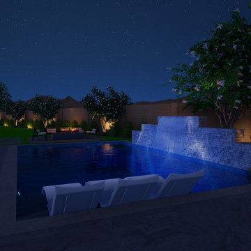 Family Backyard Gathering Spaces and Retreat