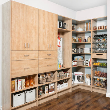 Secret Finish Flat Panel Pantry