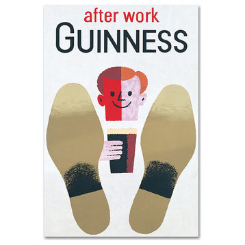 Guinness Brewery 'After Work Guinness' Canvas Art, 16"x24"