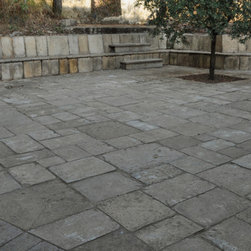 Patio layout showcasing our unique stone elements in architectural settings. - Wall And Floor Tile