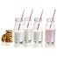 Retro Milk Bottles, Set of 4