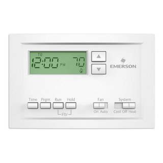 White-Rodgers 1F86-0244 Non Programmable Digital Thermostat - White