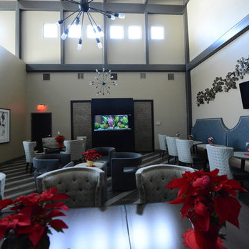 Built-in Room Divider Aquarium