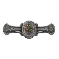 Inviting Home Inc. - Fruit Bouquet Pull, Hand-Tinted Pewter - Cabinet And Drawer Handle Pulls