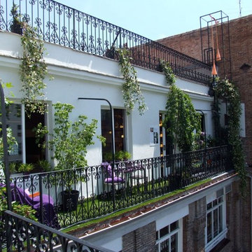 Pequeño balcón en Madrid