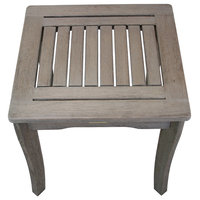 Gray Wash Eucalyptus End Table