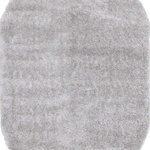 Alpine Rug Co. - Taylor Collection Plush Light Gray Shag Area Rug, 3'11"x5'11" - Cozy shag is a key feature of the Taylor collection. Made of stain-resistant polypropylene, these rugs are easy to care for and comfortable underfoot.